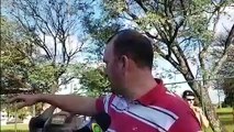 Taxista agride homem após receber ameaças na rodoviária de Cascavel