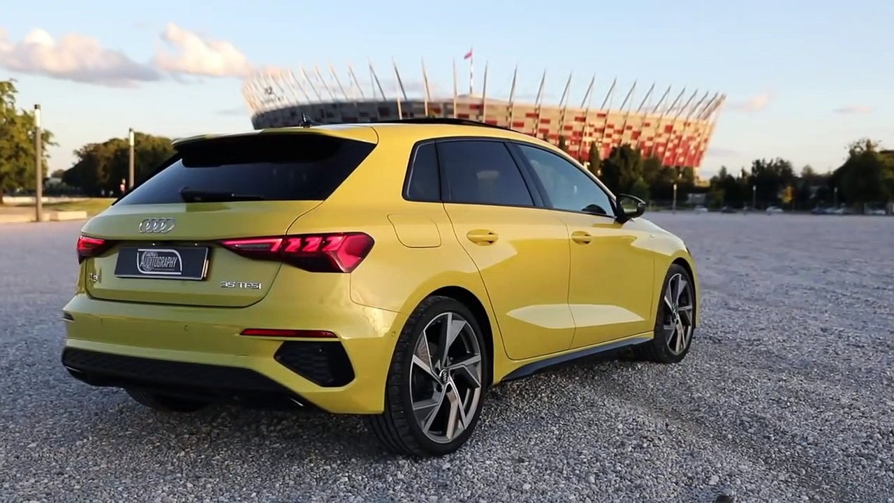2021 AUDI A3 SPORTBACK 35TFSI - IN GORGEOUS SPEC! S-Line, Python Yellow + Black Optics - In Detail