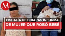 Mujer que robó a recién nacido de hospital de Chiapas podría pasar hasta 45 años en prisión