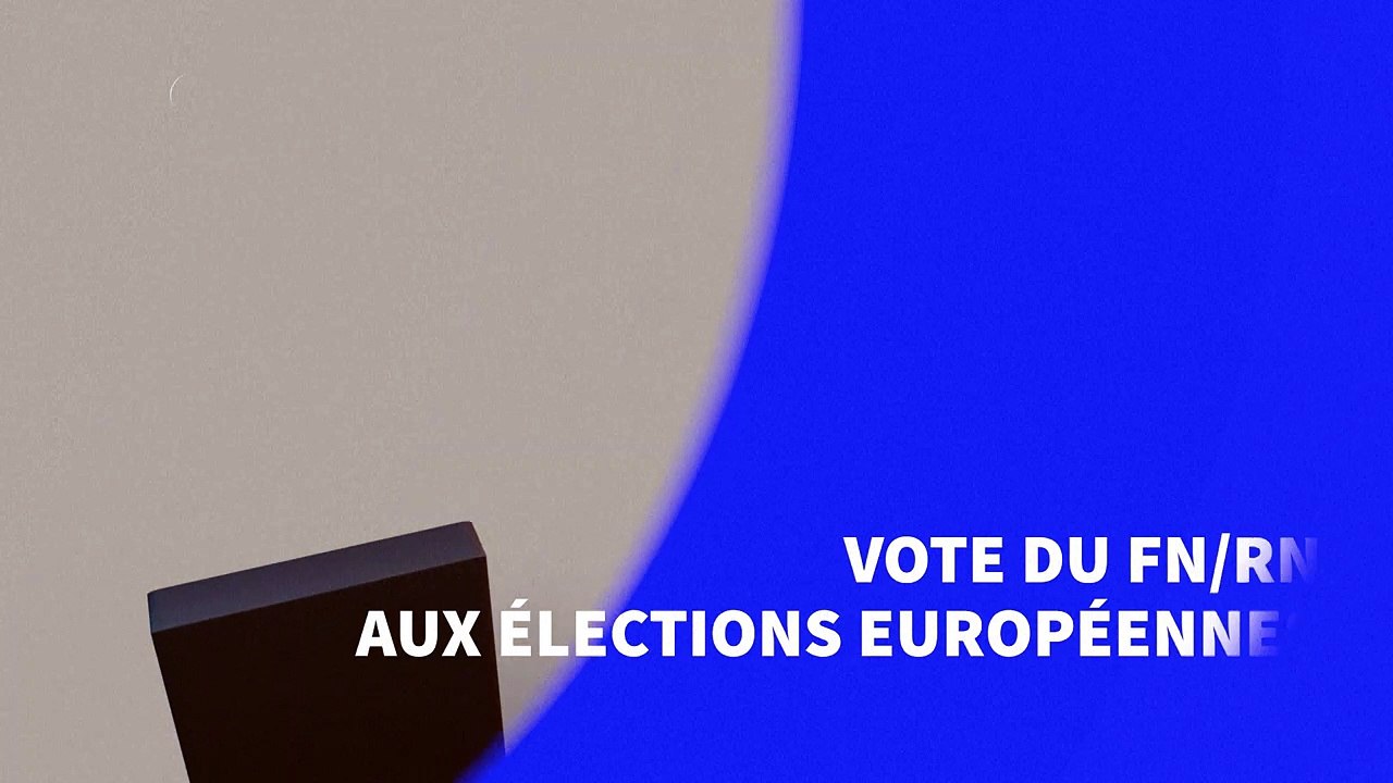 Vote du FN/RN aux élections européennes