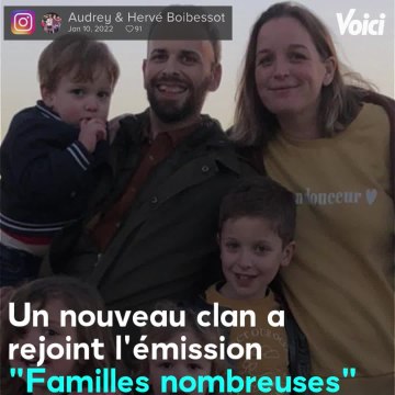VOICI :SOCIAL Familles nombreuses : l'attitude d'Audrey Boibessot agace particulièrement les téléspectateurs (1)