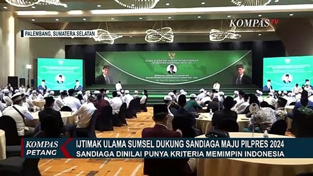 Ijtima Ulama Sumsel Dukung Sandiaga Uno Maju Pilpres 2024