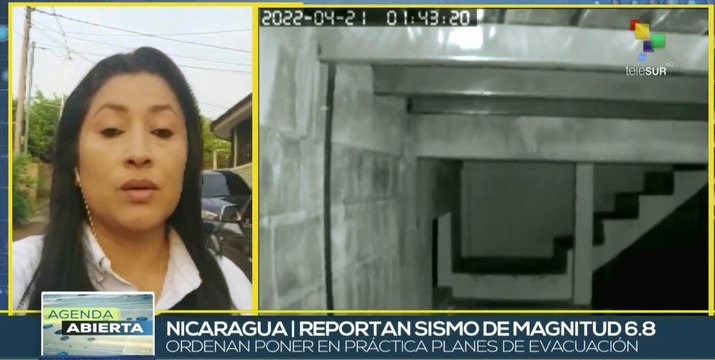 Costas nicaragüenses registran sismo de magnitud 6.8