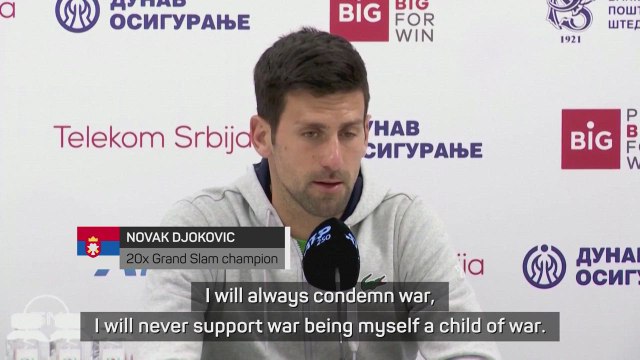 Djokovic slams Wimbledon for banning Russian and Belarusian players