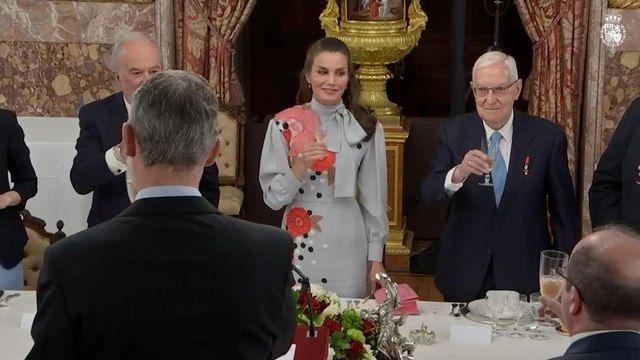El espontáneo ¡qué gusto veros! de Felipe VI al ver a sus invitados sin mascarillas en el Palacio Real