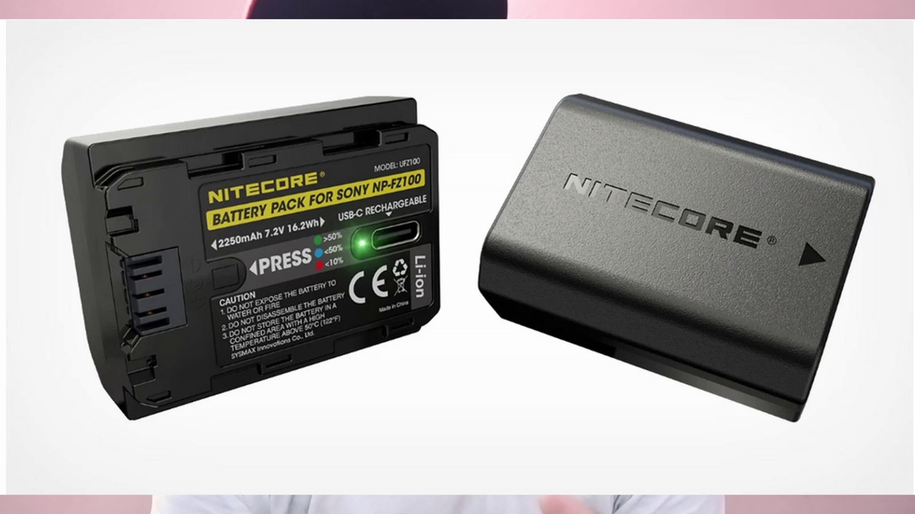 Charge your Sony Camera Battery via an Integrated USB-C Port with Nitecore UFZ100