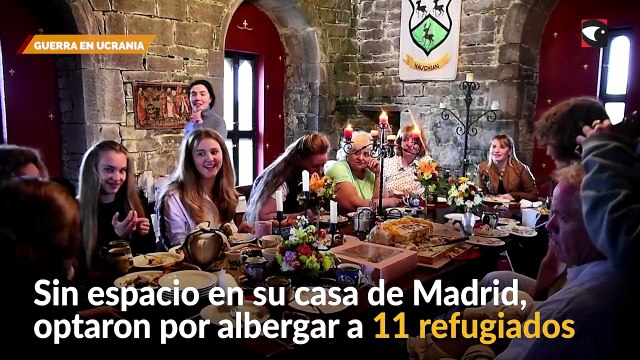 Refugiados ucranianos se instalan en un castillo medieval de Irlanda
