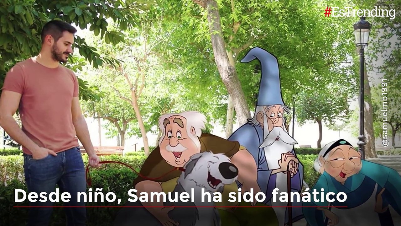 Profesor de escuela causa furor en redes al ‘convivir’ con los personajes de Disney