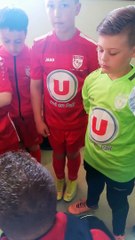 Le discours du coach avant le début de la finale