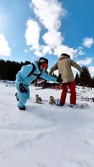 Tandem Snowboarding