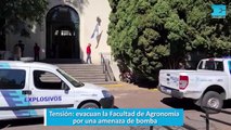 Tensión: evacuan la Facultad de Agronomía  por una amenaza de bomba