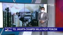 Polres Karawang Bangun 21 Pos, Tol Jakarta-Cikampek Arah Jateng Mulai Dipadati Kendaraan Pemudik!