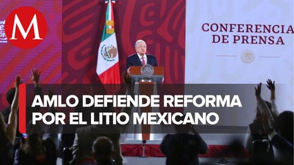 AMLO afirma que sólo China tiene procesamiento de litio