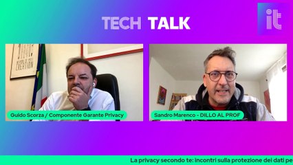 La privacy secondo Sandro Marenco, intervistato dal 'garante' Guido Scorza