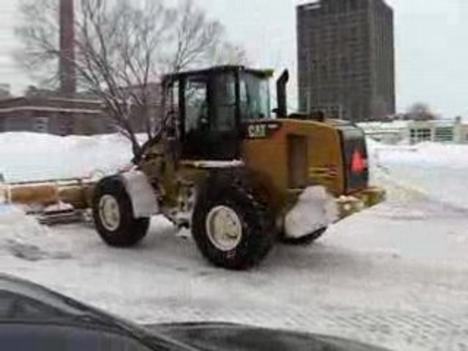 Stuck in the snow!
