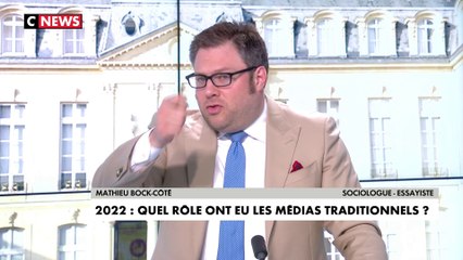 Mathieu Bock-Côté : «Quelquefois, les médias sont dans la falsification du réel, la fabrication médiatique de la réalité qui se substitue à la réalité véritable»
