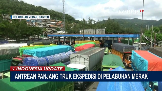 Pelabuhan Merak Dipenuhi Truk Ekspedisi! Sopir Takut Arus Mudik Semakin Memuncak