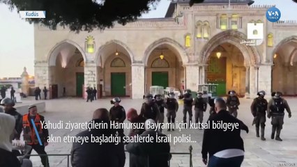 İsrail Polisi El Aksa Camisi’ne Girdi