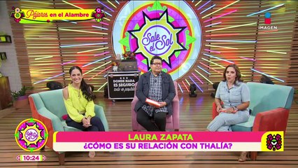¿Cómo se lleva Thalía con Laura Zapata? Ella nos responde