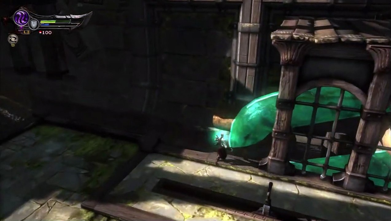 God of War Ascension - Chap 18 Delos Landing: Gear & Chain Puzzle (Edited) Chests, Uroborus PS3 Gameplay Sequence