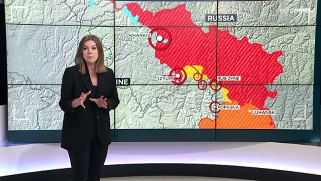 Tropas russas deslocam-se no Donbass