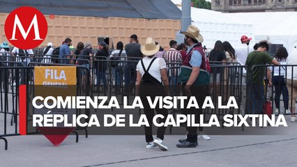 下载视频: Sin viajar al Vaticano, llega réplica de Capilla Sixtina a la CdMx