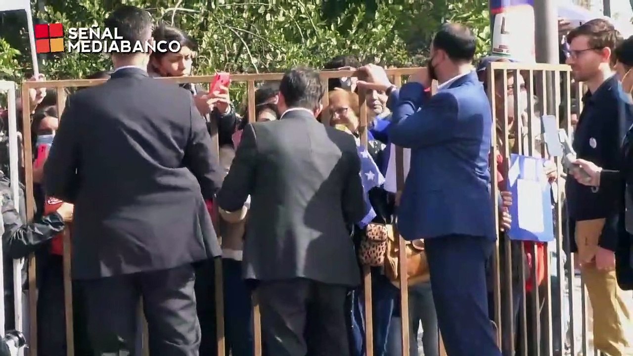 Manifestante le lanzó una piedra al Presidente Gabriel Boric en Coquimbo