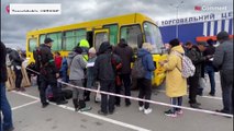 بدون تعليق: مدنيون تم إجلاؤهم من ماريوبول يصلون إلى زابوريجيا جنوب شرق أوكرانيا