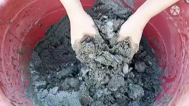 Super Soft Grainy Sand Cement Water Dry Crumbles Cr: Lily Sand ASMR❤