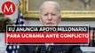 Joe Biden anuncia nueva ayuda militar de 800 millones de dólares para Ucrania