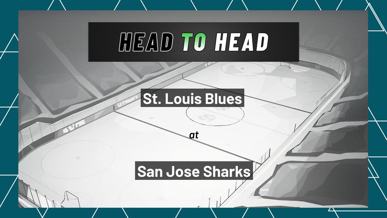 St. Louis Blues At San Jose Sharks: First Period Moneyline, April 21, 2022
