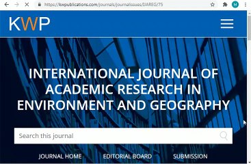 ENVIRONMENT AND GEOGRAPHY topics