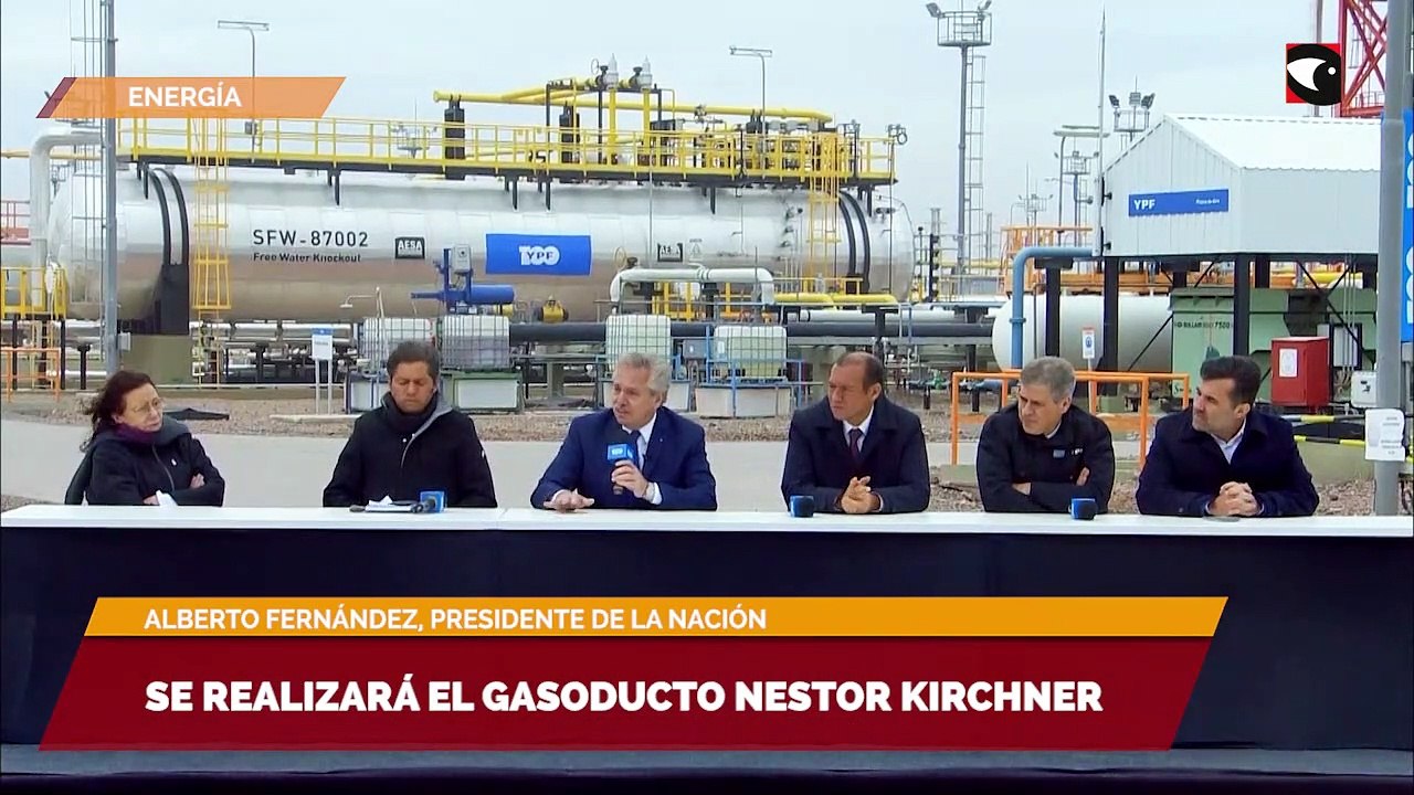 Se realizará el gasoducto Nestor kirchner