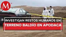 En NL, hallan restos humanos en terreno baldío de Apodaca