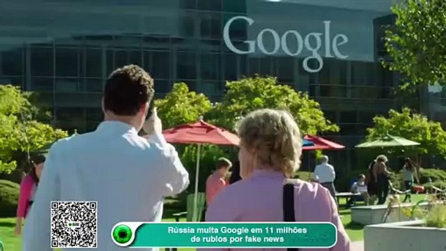 Rússia multa Google por informações falsas compartilhadas no YouTube