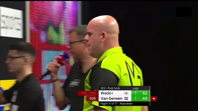 Michael van Gerwen vs James Wade | Night 11 | SF | Premier League Darts 2022