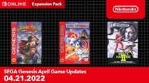 SEGA Mega Drive - Juegos de abril de Nintendo Switch Online