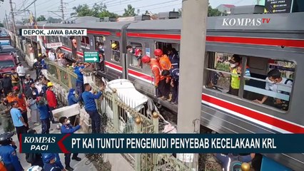 PT KAI Akan Tuntut dan Minta Ganti Rugi Pengemudi Penyebab Kecelakaan KRL