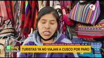 Daño al turismo: miles de extranjeros cancelan sus viajes a Cusco debido al paro