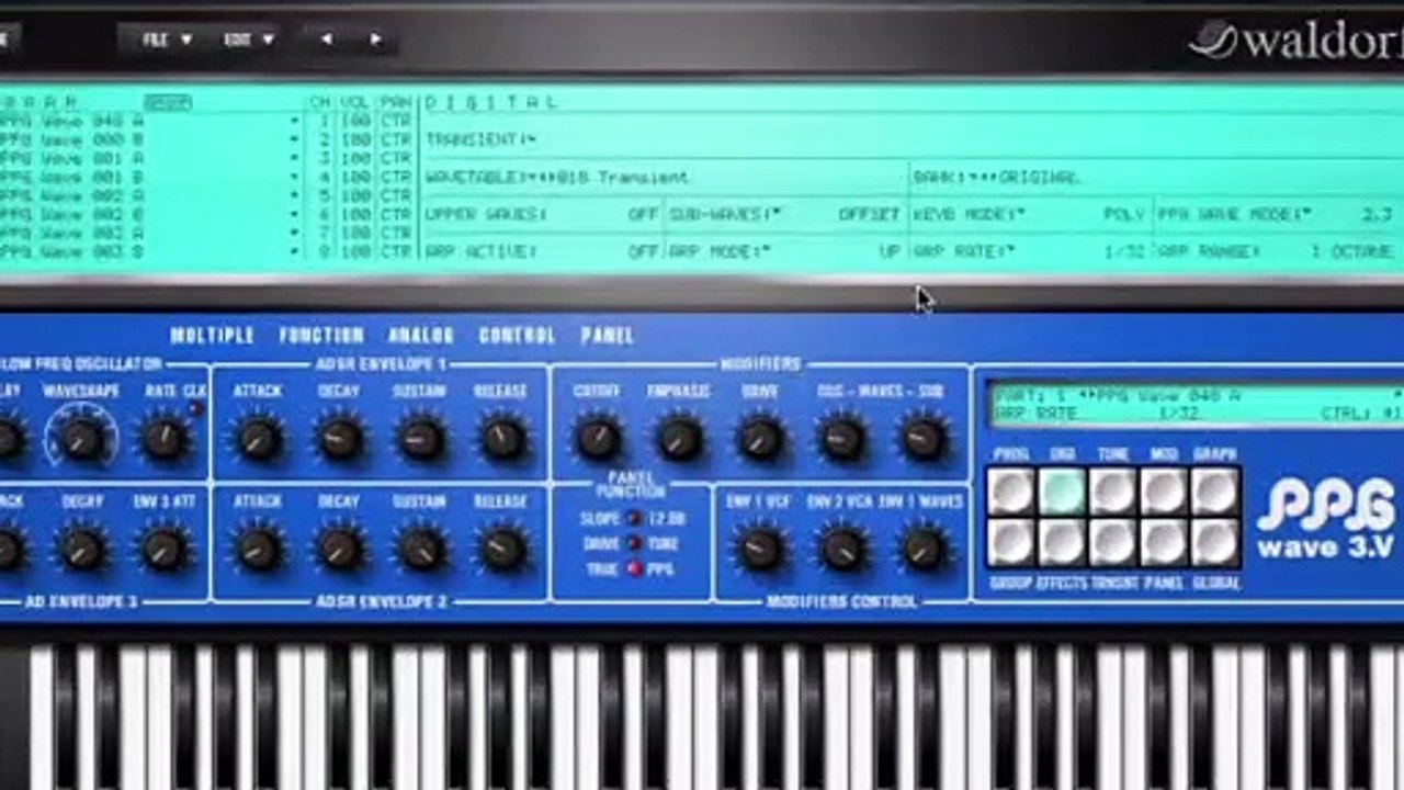 Synth Layering - Filter and envelopes on the PPG