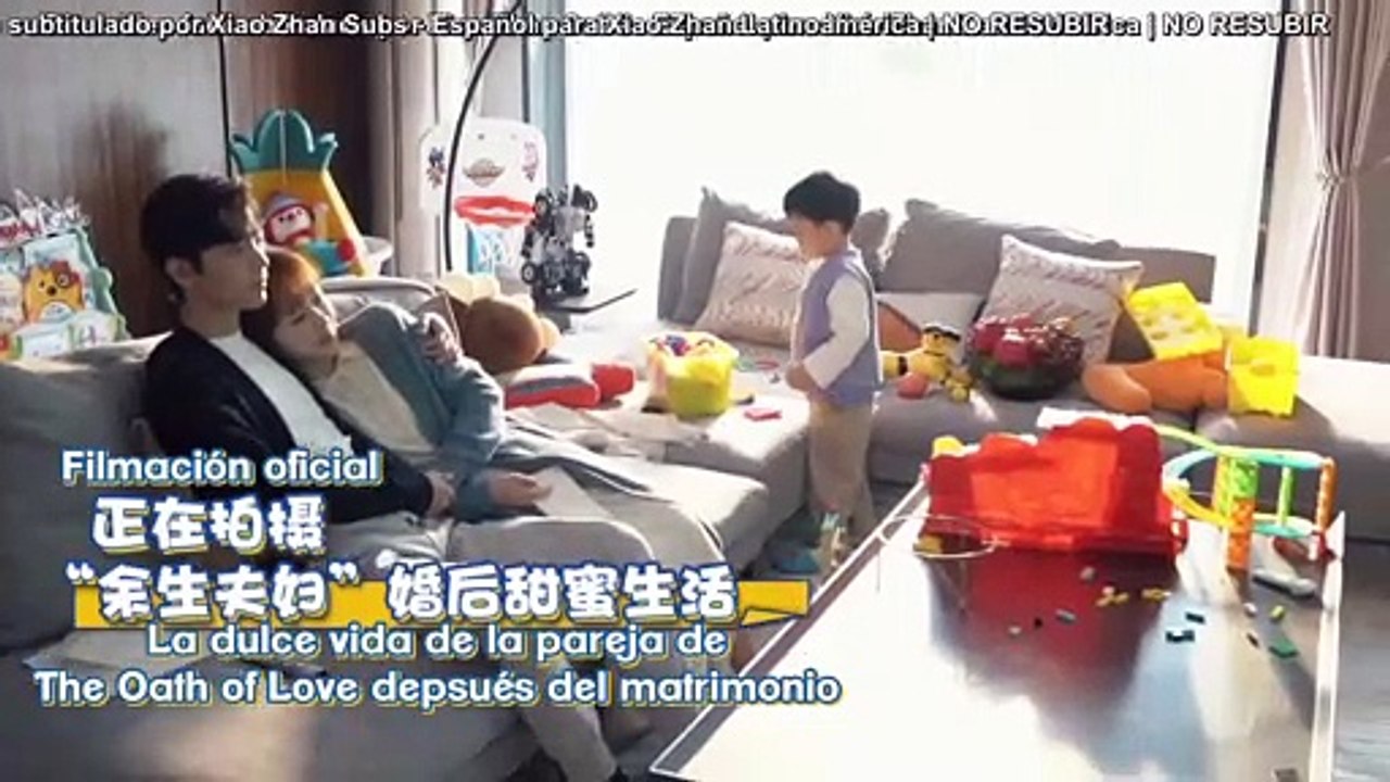 [SUB ESPAÑOL] 220402 The Oath of Love weibo update con Xiao Zhan - Detrás de escenas