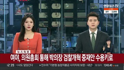 [속보] 국민의힘 이어 민주당도 검찰개혁 의장 중재안 수용