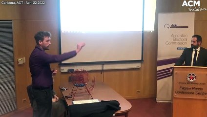 AEC draw positions of candidates on the ballot paper | April 22 2022 | Canberra Times