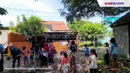 Diduga Akibat Ledakan Petasan, Satu Rumah di Ngaglik Rata dengan Tanah