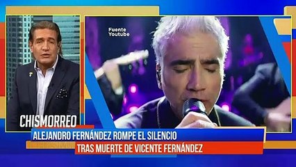 Alejandro Fernández rompe el silencio tras la muerte de 'Don Vicente'