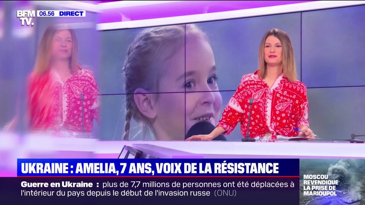 Amélia, la petite fille qui chantait "Libérée, délivrée" dans un bunker à Kiev, devenue voix de la résistance ukrainienne