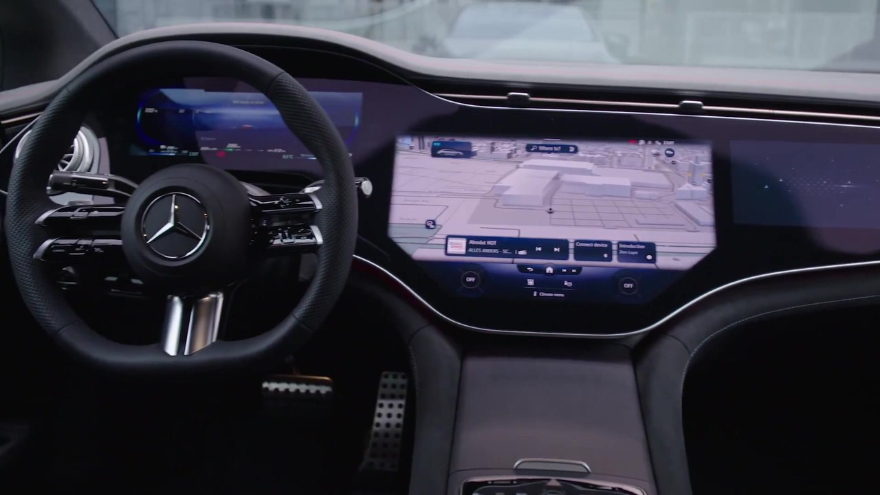 Der neue Mercedes EQE - das Interieurdesign