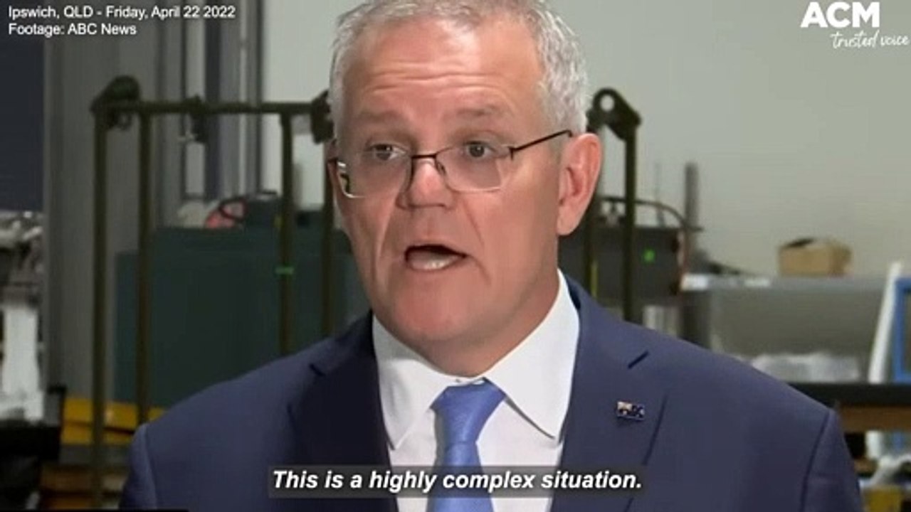 Morrison will "keep doing what he has been doing" to solve Solomon Islands-China security pact | April 22 2022 | Canberra Times