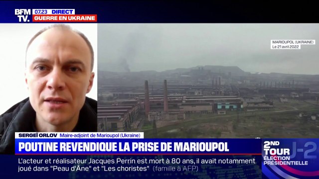 Le maire-adjoint de Marioupol estime sur BFMTV que 20% de la ville est encore contrôlée par l'armée ukrainienne
