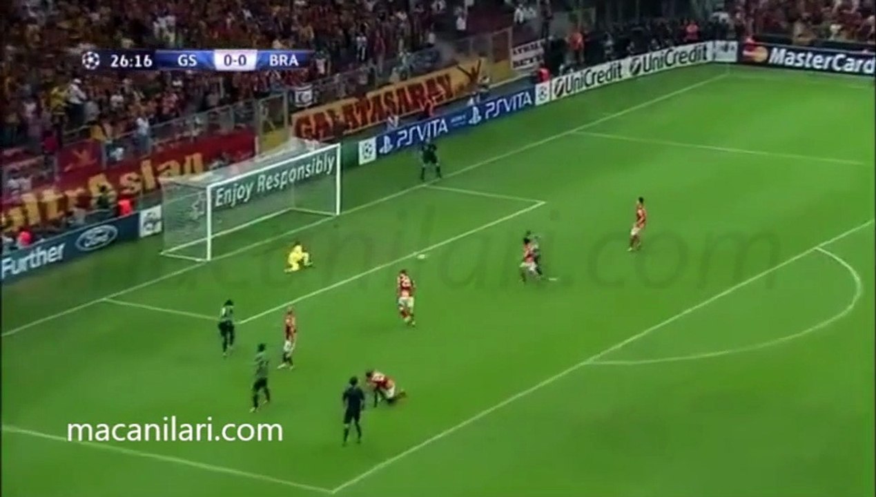 Galatasaray 0-2 SC Braga 02.10.2012 - 2012-2013 Champions League Group H Matchday 2